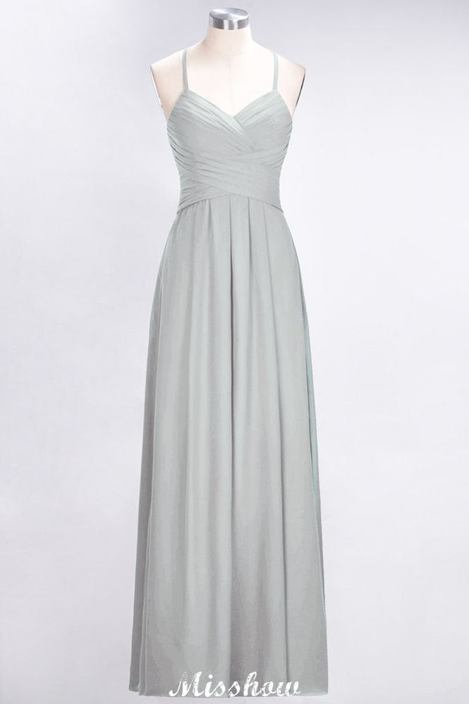 Vestido de dama de honor sin mangas con escote en V, corte A y volantes, vestido de noche con vuelo
