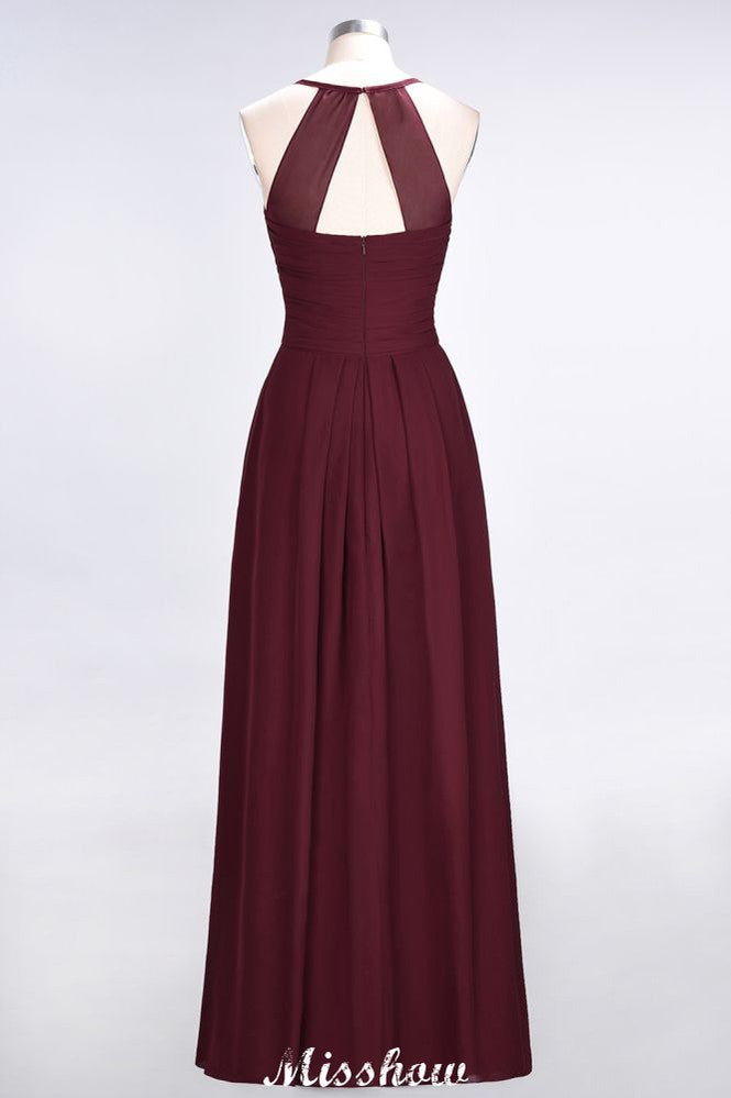 Vestido de dama de honor sin mangas con escote en V, corte A y volantes, vestido de noche con vuelo