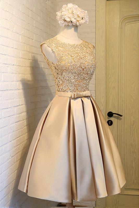 A-line Homecoming Dress Chic Red Short Prom Dress Party Dress  PD388
