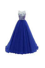 Vestido de fiesta de corte A con encaje para dama de honor, vestidos de noche largos PG246