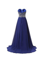 Vestidos de fiesta de corte A, de gasa, con escote corazón, vestidos de noche PG264