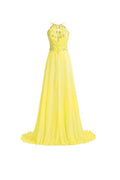 Vestidos de fiesta largos con tirantes en forma de A y cuentas, vestidos de noche PG272