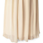 A-Linien-Partykleid aus Chiffon mit V-Ausschnitt und Pailletten
