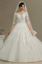 A-Linien-Brautkleid | Brautkleider mit Ärmeln
