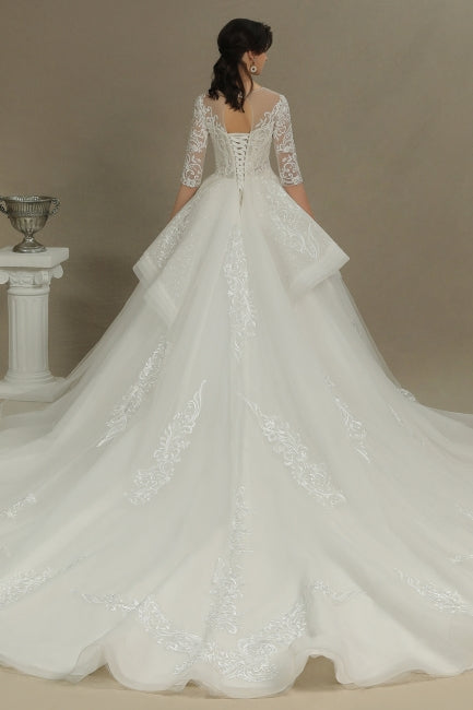 A-Linien-Brautkleid | Brautkleider mit Ärmeln