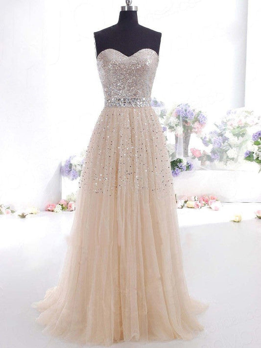 Vestidos de fiesta elegantes de tul sin mangas con escote en forma de A y escote en forma de corazón