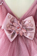 Ballkleid/Princess-Linie Tüll Knielang Geburtstagskleid für Blumenmädchen 