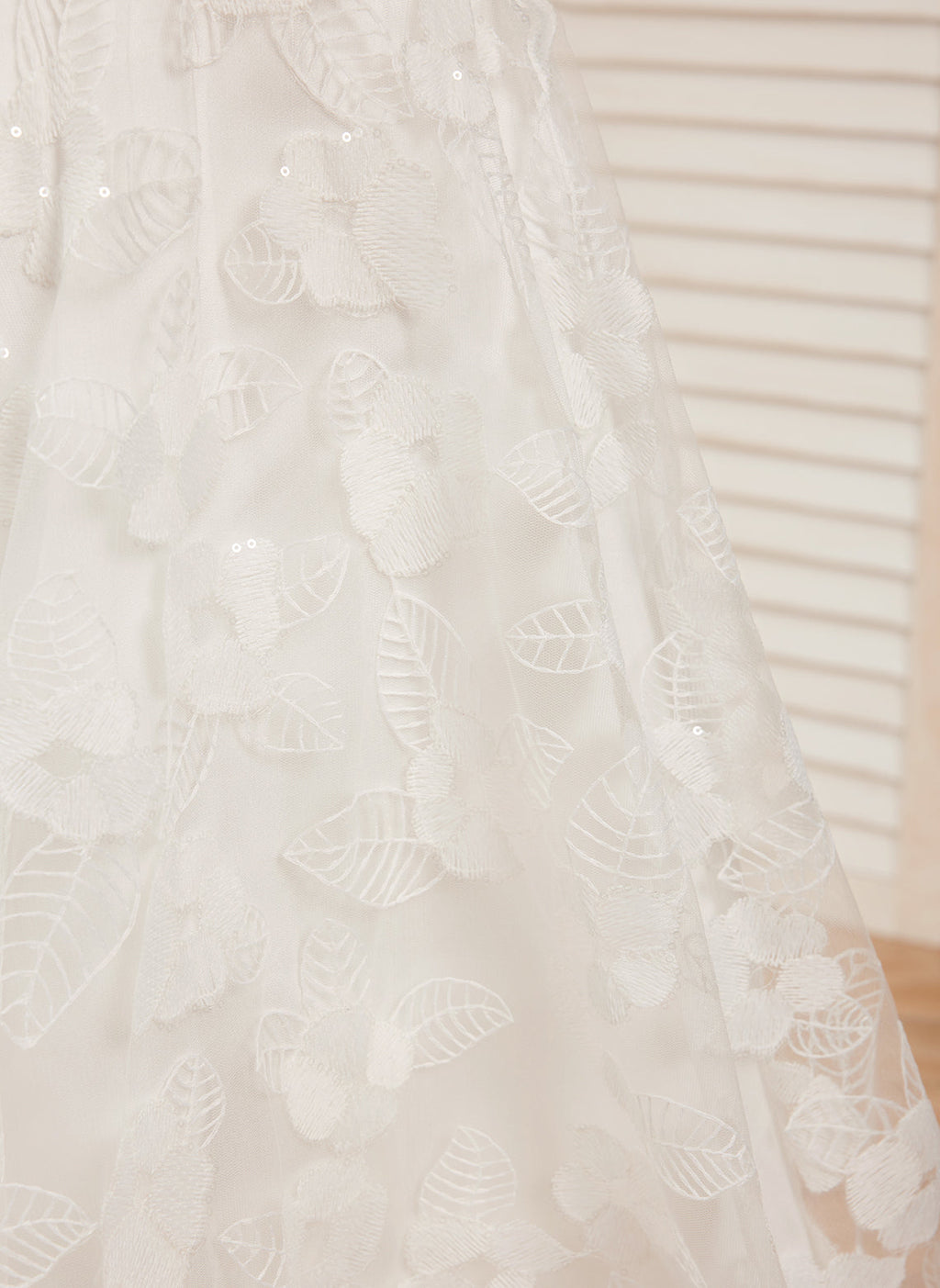 A-Linie Spitze Satin Bodenlang Elfenbein Kleid (010146741) 