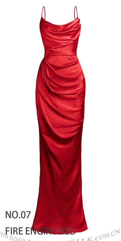 Agate Mulberry Silk Gown
