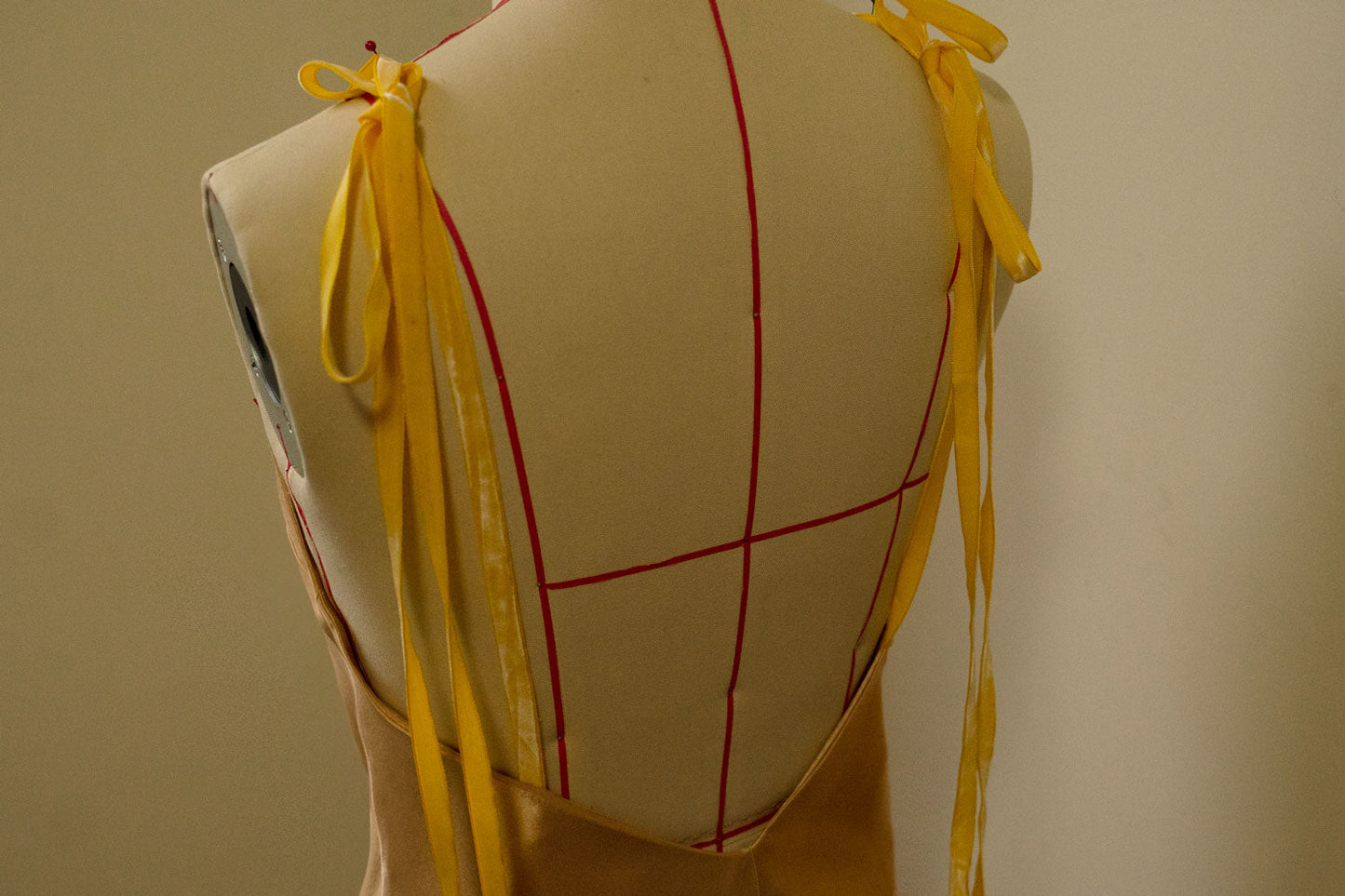 Carlotta Champagne Organic Silk Dress Gown