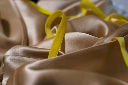 Carlotta Champagne Organic Silk Dress Gown