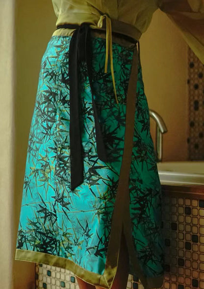 Ru Qun Green Bamboo Silk Set