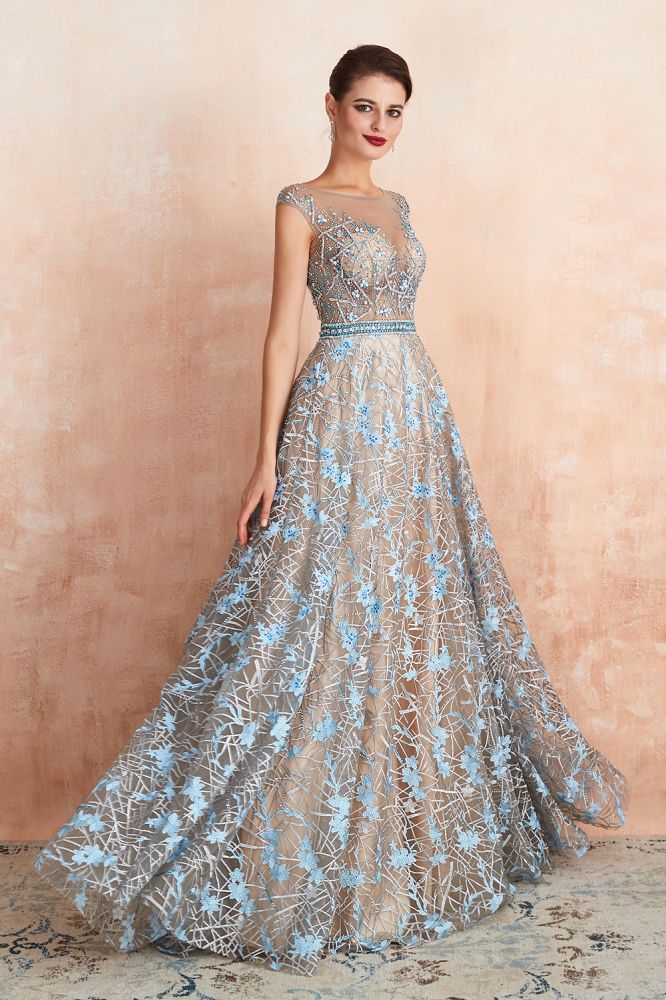 Erstaunliches ärmelloses A-Linien-Abend-Swing-Kleid mit Blumenmuster für Hochzeiten und Partys