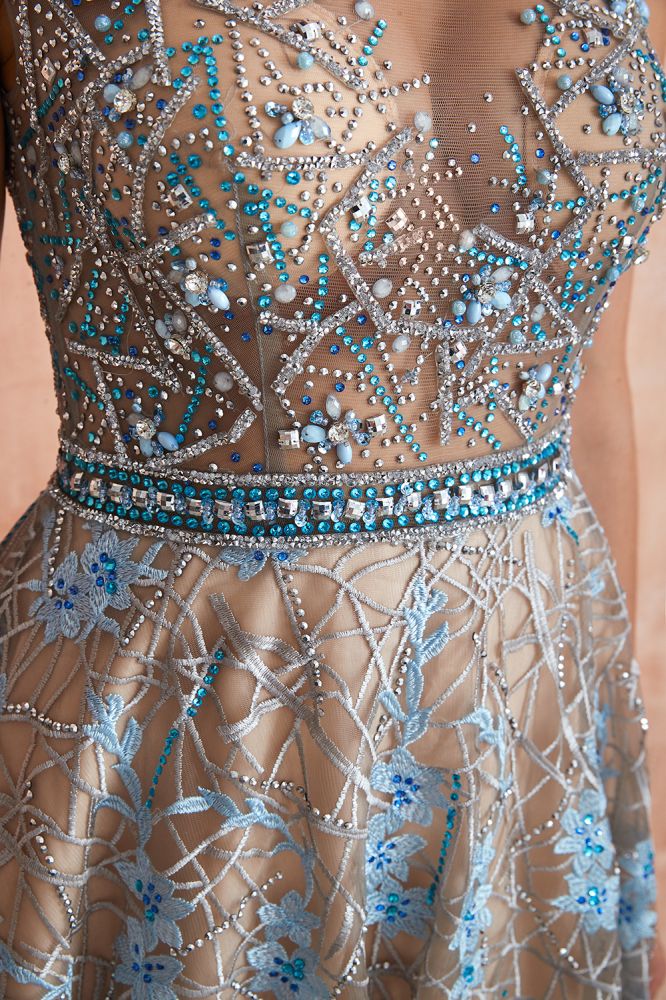Erstaunliches ärmelloses A-Linien-Abend-Swing-Kleid mit Blumenmuster für Hochzeiten und Partys