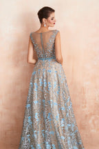Amazing Sleeveless aline Evening Swing Dress Floral Wedding Party Dress