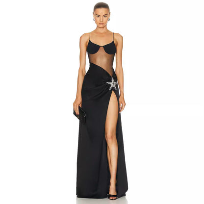 Elegant Rhinestone Off-Shoulder Bandage Dress Prom Dress
