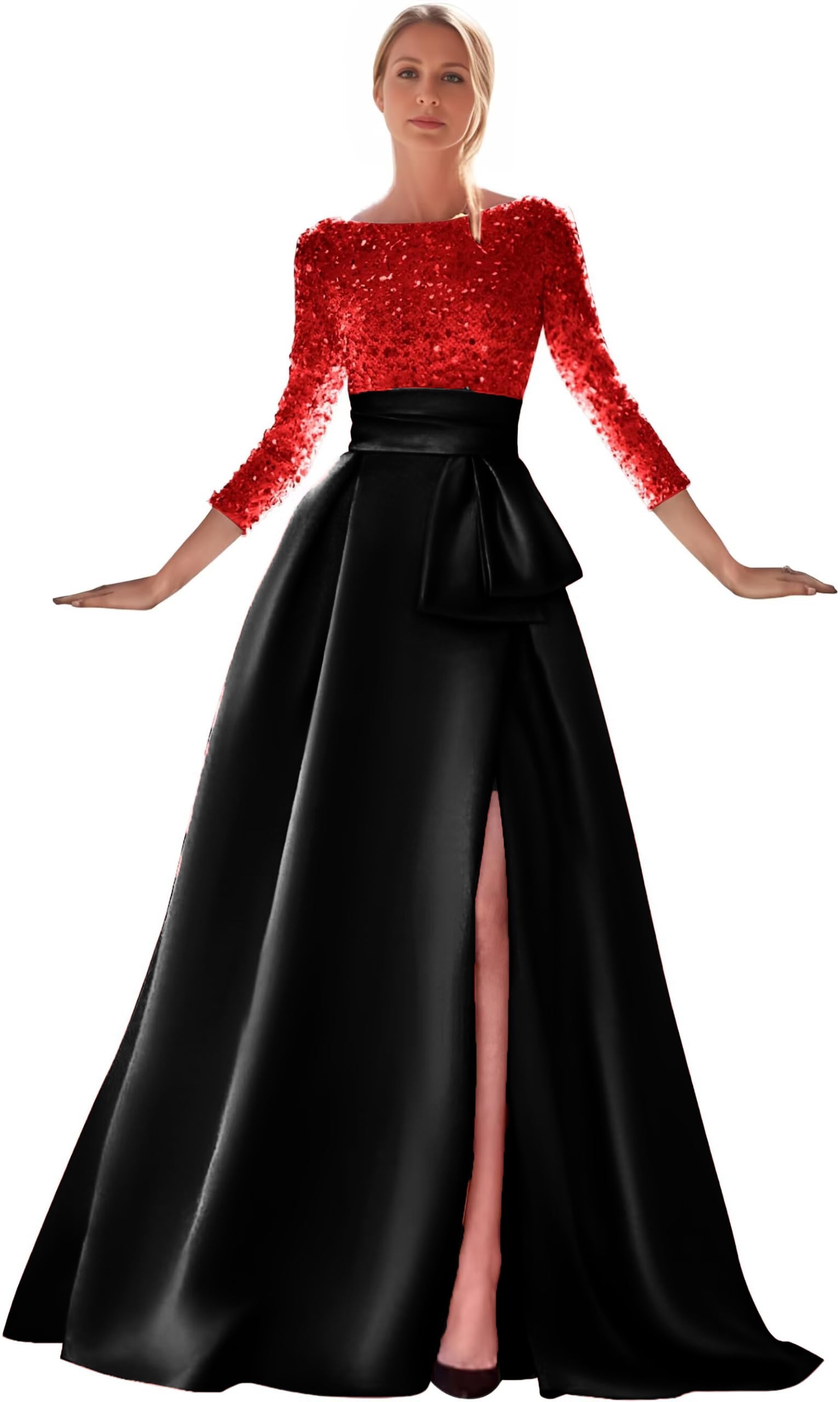 goldene Abendkleider goldenes Kleid Abendkleid mit hohem Schlitz