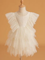 Lace Tulle Short/Mini Dress (2003227815)