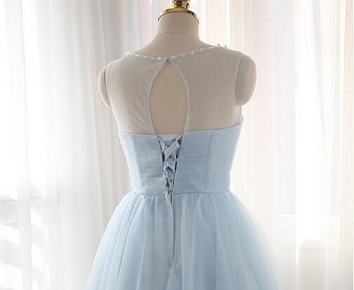 Vestidos de fiesta cortos de tul con encanto, vestidos de bienvenida PG019