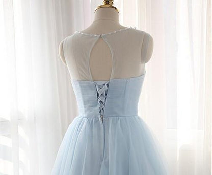 Charming Tulle Short Prom Dresses Homecoming Dresses PG019