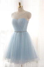 Vestidos de fiesta cortos de tul con encanto, vestidos de bienvenida PG019