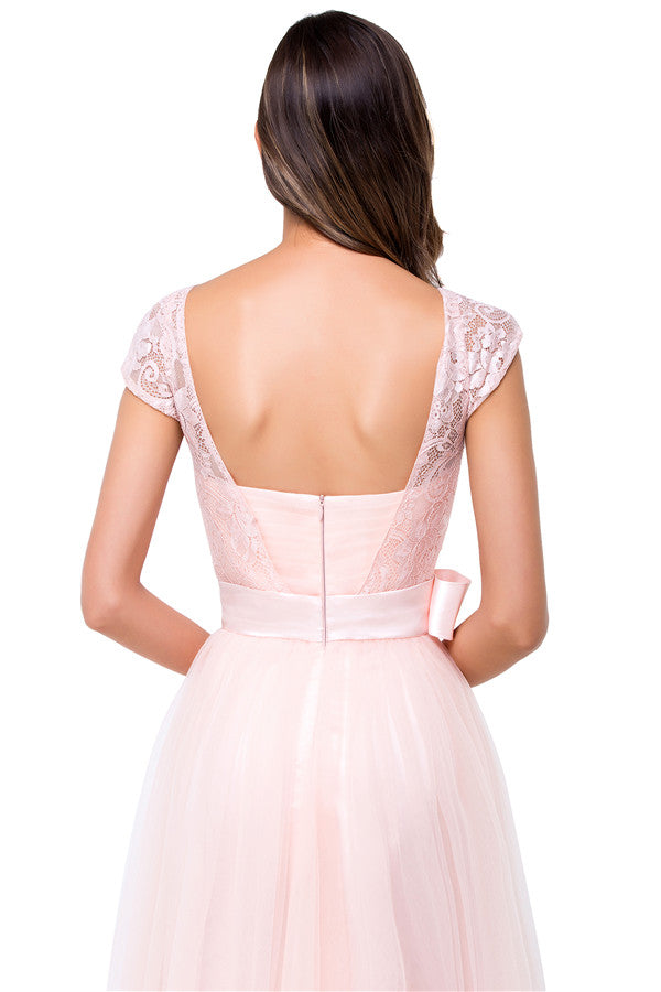 Crew Floor-length A-line Sashes Chiffon Bridesmaid Dresses