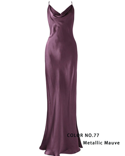 Crystal Mulberry Silk Gown