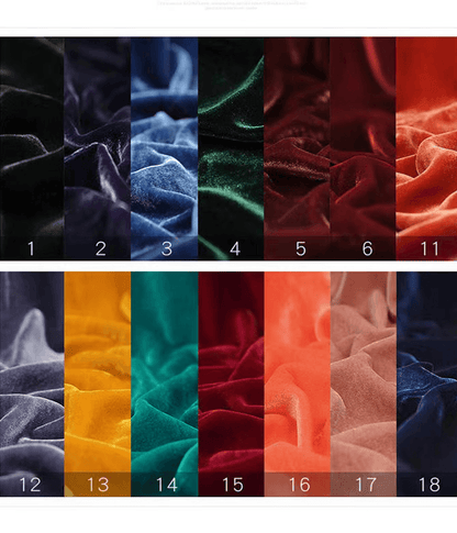 Crystal Pure Silk Velvet Dress