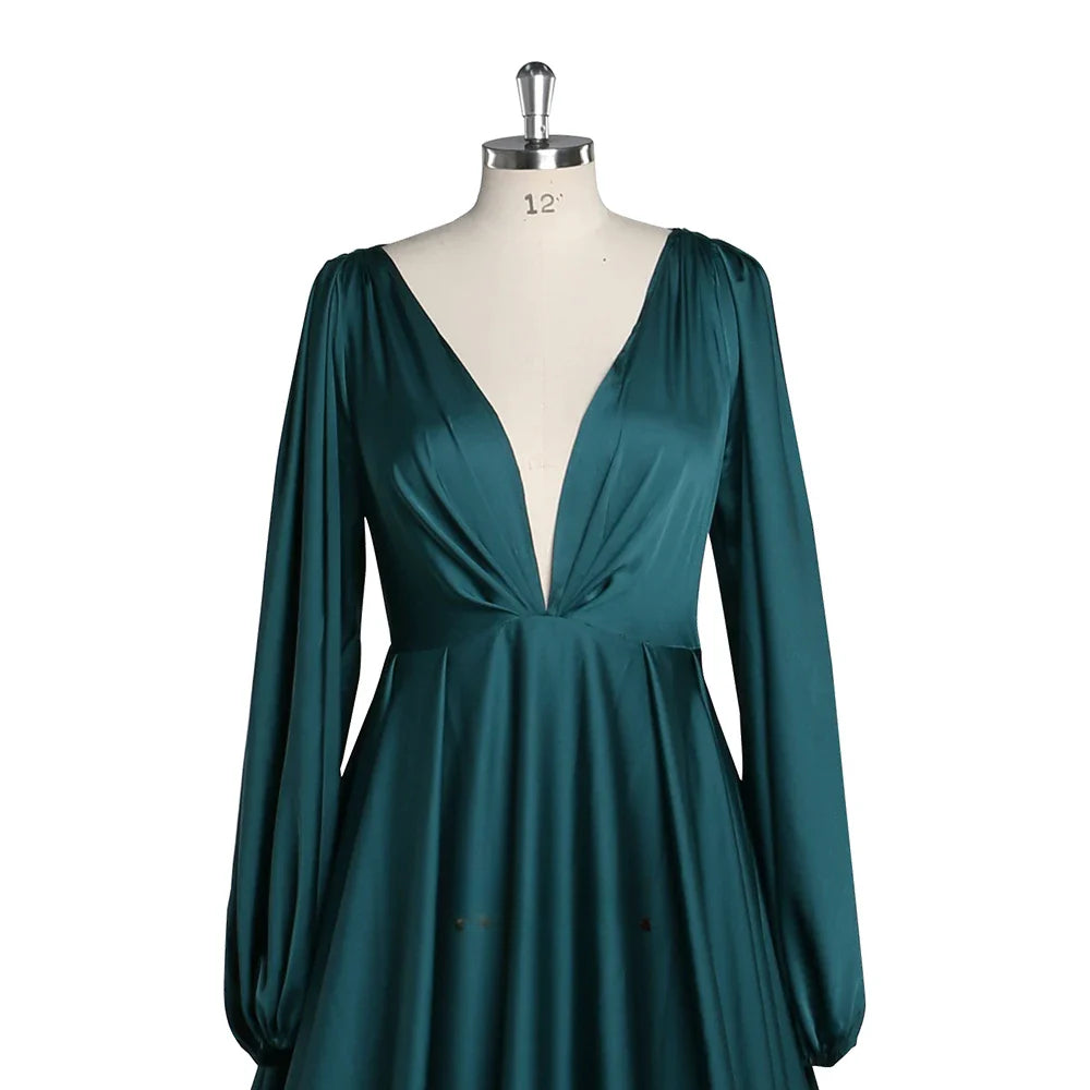 Umstandskleider mit langen Ärmeln, lange Strandfotografiekleider, Babypartykleid für Schwangere, Sunnderly, Übergröße SY220528 
