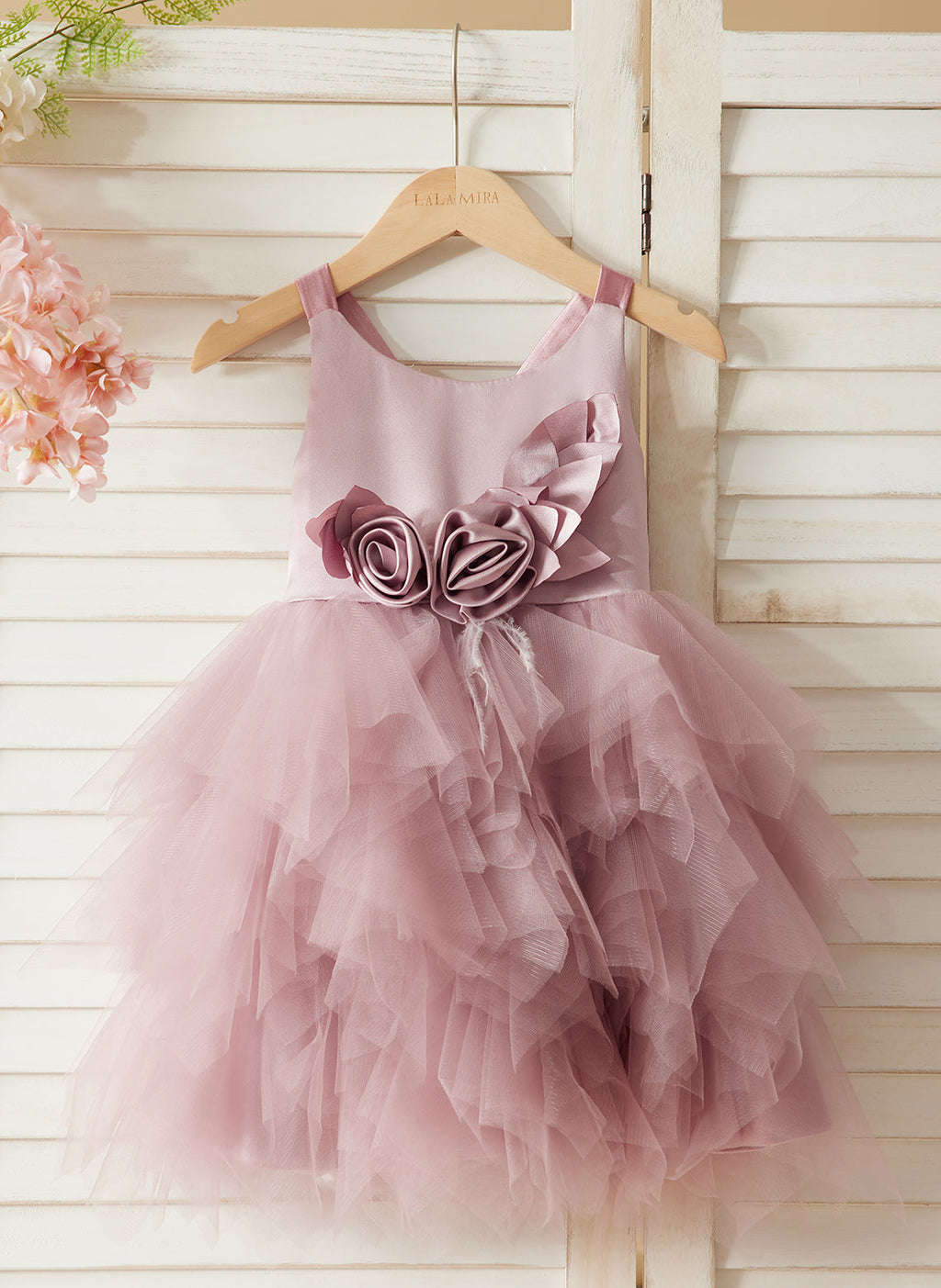 Duchesse-/Prinzessinnen-Tüll-Knielanges Baby-Mädchen-Kleid 