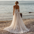 VIKTORIA Trendy Wedding Dress For Bride Sweetheart Spaghetti Straps Buttons Robe De Mariée Women Personalized Customization-payinti