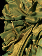 Vintage Grün Stufen Volant Langes Ballkleid Party Abendkleid Y7548