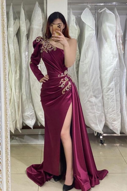 Vestidos de noche de diseñador con mangas