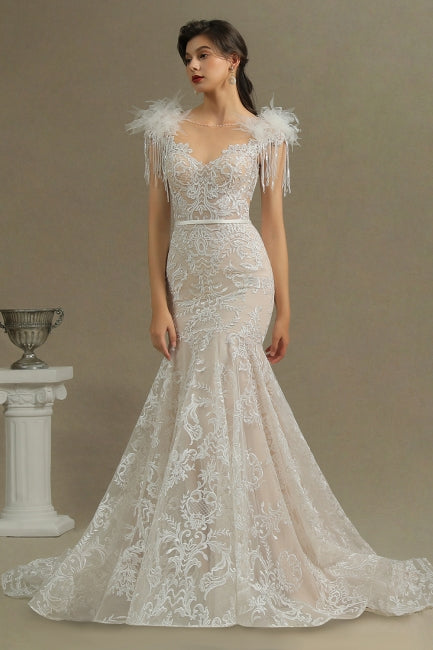 Vestidos de novia de diseño sirena | Vestidos de novia de encaje online