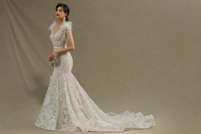 Vestidos de novia de diseño sirena | Vestidos de novia de encaje online