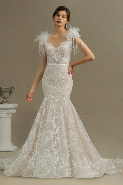 Vestidos de novia de diseño sirena | Vestidos de novia de encaje online
