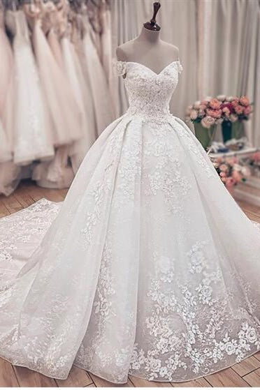 Designer Brautkleider Prinzessin | Brautkleider aus Spitze