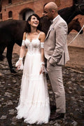 Vestidos de novia de diseñador con encaje | Vestidos de novia tubo