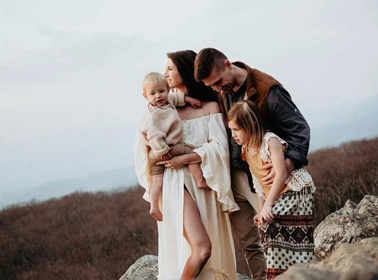 Big Flar Sleeves Maternity Dresses for Photo Shoot Stretch Waist  Photography Dresses Baby Shower Dress YEWEN SY21829