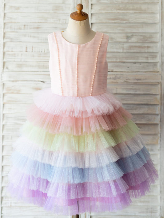 A-Linie Tüll Knielanges Kleid (2003227679) 