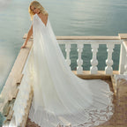 Spaghetti Straps Wedding Dress Elegant Lace Appliques Bridal Gown V Neck Backless Chiffon Robe De Mariée Custom Made-payinti