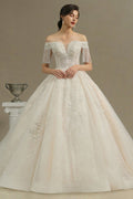 Vestidos de novia elegantes de corte A | Vestidos de novia con mangas
