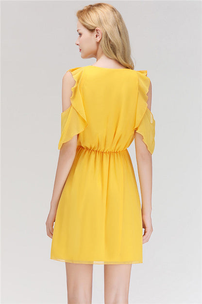 Elegantes mini vestidos casuales diarios con joya, vestidos de noche sencillos de tul sin mangas