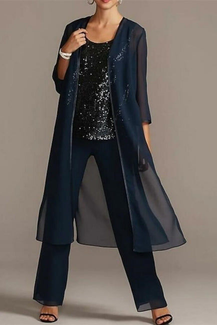 Elegante Kleider für die Brautmutter Chiffon-Jumpsuit für Brautjungfern