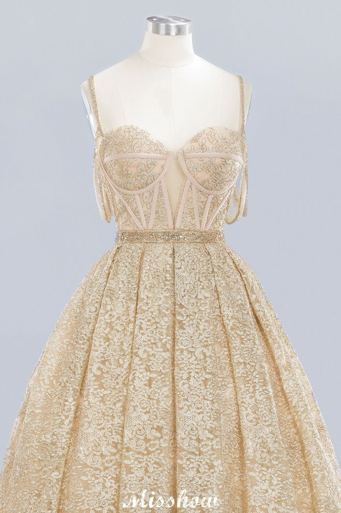 Elegantes Ballkleid mit Tüllspitze und herzförmigem Ausschnitt, ärmellos