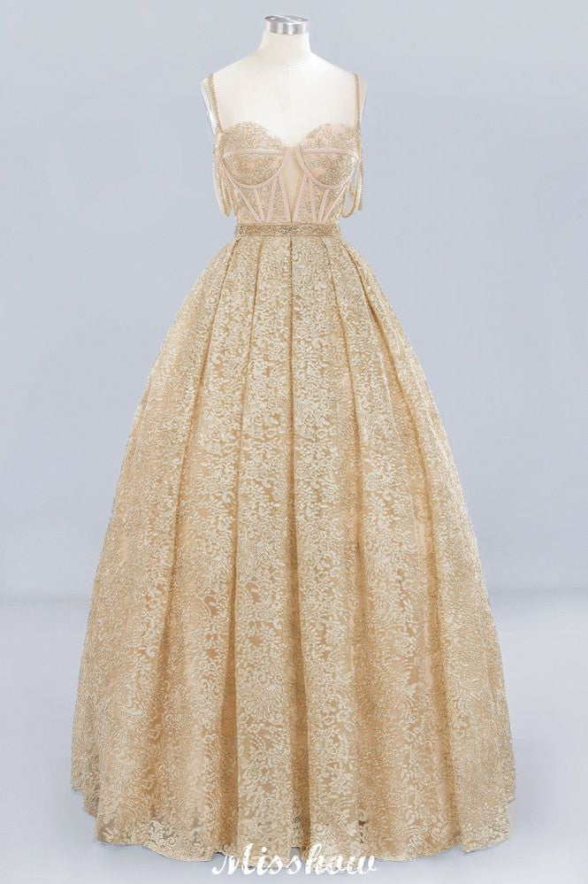 Elegantes Ballkleid mit Tüllspitze und herzförmigem Ausschnitt, ärmellos