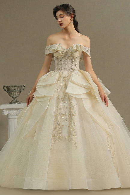 Elegante Brautkleider Prinzessin | Brautkleider mit Spitze