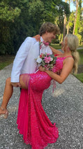 Spaghettiträger Langes Ballkleid Mit Schnürung Hinten Pailletten Abendkleid Y35