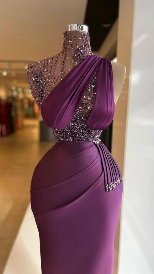 Precioso vestido de fiesta de sirena con encanto Y89