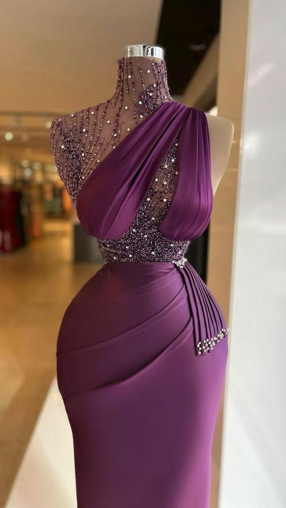 Precioso vestido de fiesta de sirena con encanto Y89